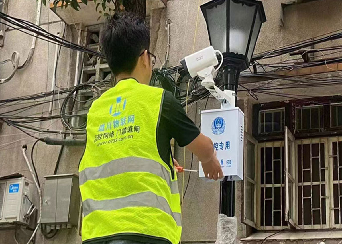 小区监控系统改造升级实拍